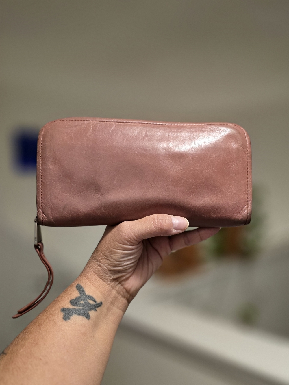 HOBO Remi The Original Leather Accordion Zip Around Wallet